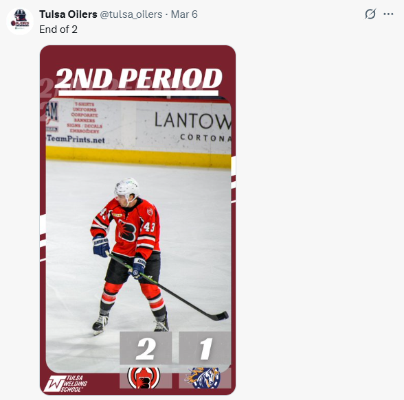 Tulsa Oilers - X Post - 3